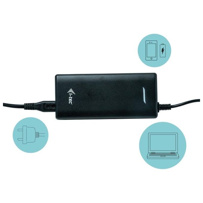 I-tec C31DUALDPDOCKPD100W USB-C Dual Display Docking Station con Power Delivery 100 W 2x DisplayPort 6 porte USB Ethernet Gigabit Kensington Lock VESA Support colore Nero