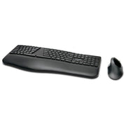 Kensington K75406IT Pro Fit Ergo Kit Tastiera e Mouse Wireless Ergonomico Layout Italiano 2.4 GHz Bluetooth colore Nero