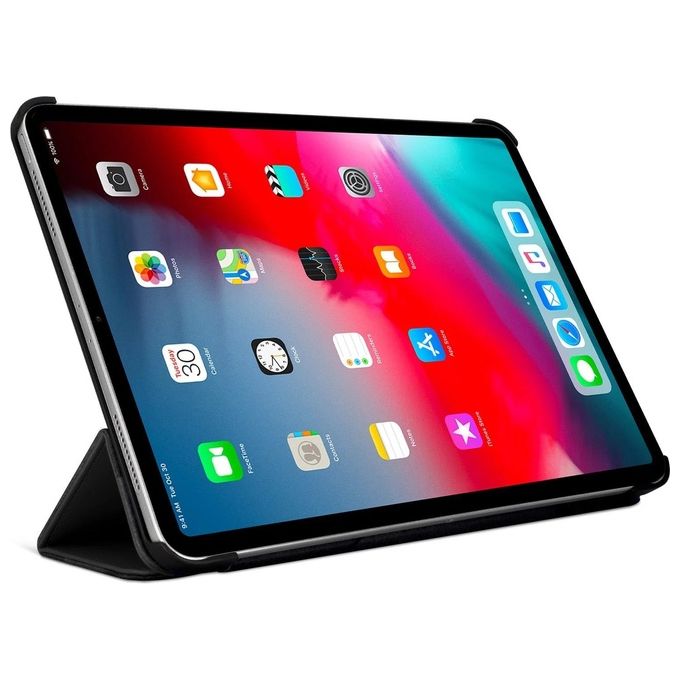 DECODED D23IPAP11SCS1CL Silicone Slim Cover per iPad Pro 11'' e iPad Air 10,9'' Supporto Regolabile Chiusura Magnetica colore Nero