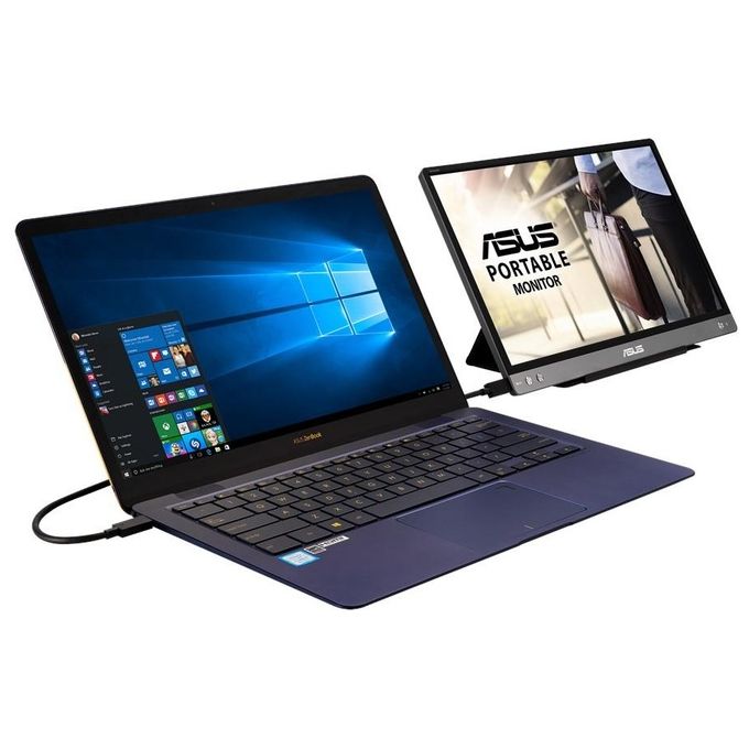 Asus MB14AC ZenScreen Monitor Portatile 14'' IPS Full HD USB Type-C Flicker Free Low Blue Light colore Grigio