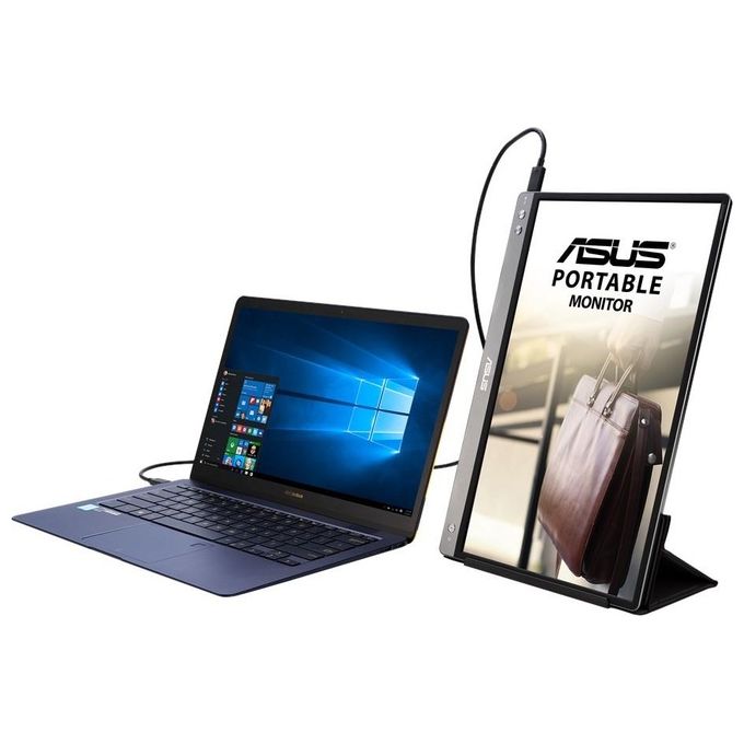 Asus MB14AC ZenScreen Monitor Portatile 14'' IPS Full HD USB Type-C Flicker Free Low Blue Light colore Grigio
