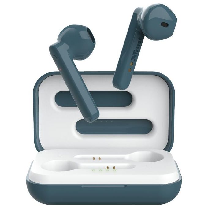 Trust Primo Auricolare True Wireless Stereo TWS In-Ear Musica e Chiamate Bluetooth Blu
