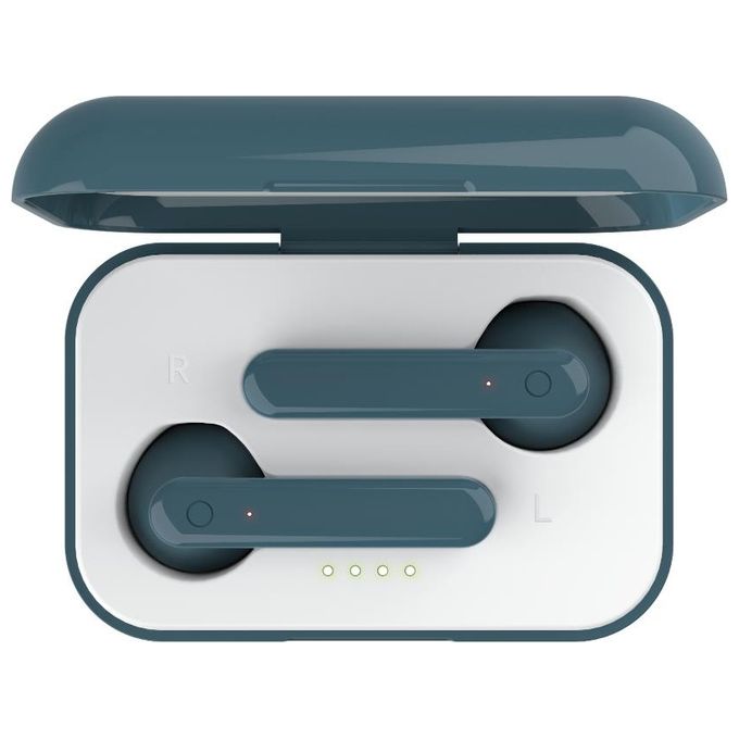Trust Primo Auricolare True Wireless Stereo TWS In-Ear Musica e Chiamate Bluetooth Blu