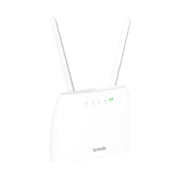 Tenda 4G06 Router Wireless 4G LTE VoLTE 300 Mbps WiFi N300 Banda Singola 2.4 GHz Slot SIM 2 Antenne Staccabili colore Bianco