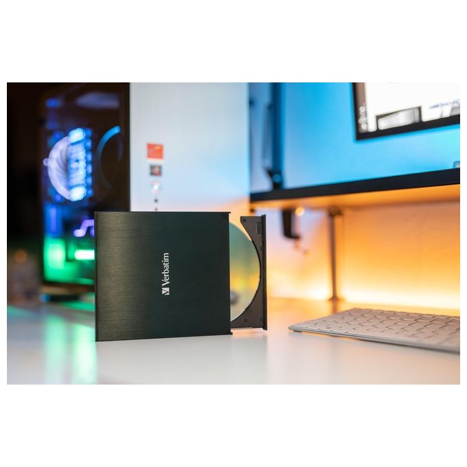 Verbatim Slimline CD-DVD ReWriter Usb-C