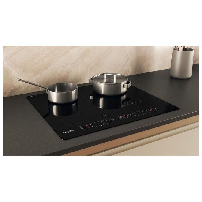 Whirlpool WL B4060 CPNE Piano cottura induzione 59 cm 4 zone FlexiCook CleanProtect 6° Senso 7200 W colore Nero