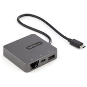 StarTech DKT31CHVL Adattatore Multiporta USB-C HDMI 4K VGA 1080p USB 3.2 Gen 2 10 Gbps Ethernet Gigabit colore Nero