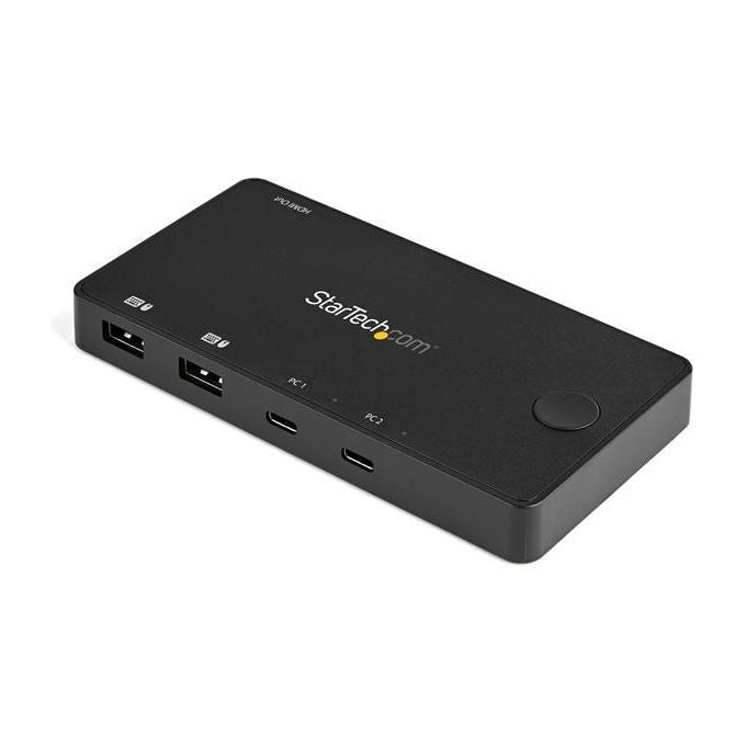 StarTech SV211HDUC Switch KVM USB-C a 2 porte 4K 60Hz HDMI 2x USB-C 1x HDMI 2x USB-A alimentato via bus cavi inclusi colore Nero