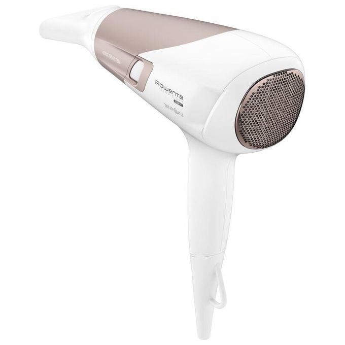 Rowenta CV5830 Studio Dry Glow Asciugacapelli con Booster Ionico Thermo Control 2100 W Bianco-Oro Rosa