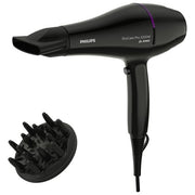 Philips BHD274-00 DryCare Pro Asciugacapelli 2200 W Motore AC ThermoProtect Ionico 6 velocita' Concentratore 9 mm Diffusore colore Nero