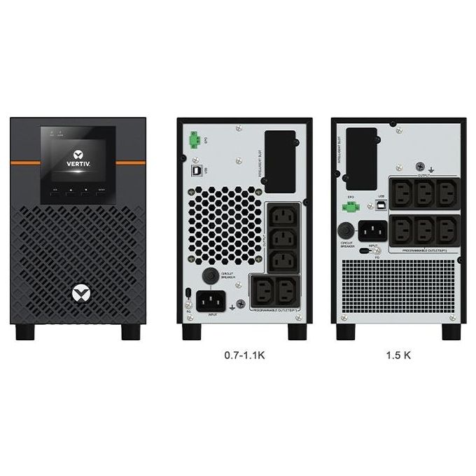 Vertiv EDGE-1500IMT Liebert UPS A linea interattiva 1500 VA 1350 W 5 prese C13 colore Nero
