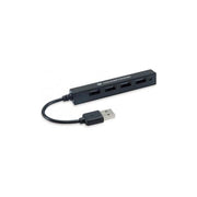 Conceptronic HUBBIES05B Hub USB 2.0 4 Porte 480 Mbit-s Autoalimentato con Indicatori LED colore Nero