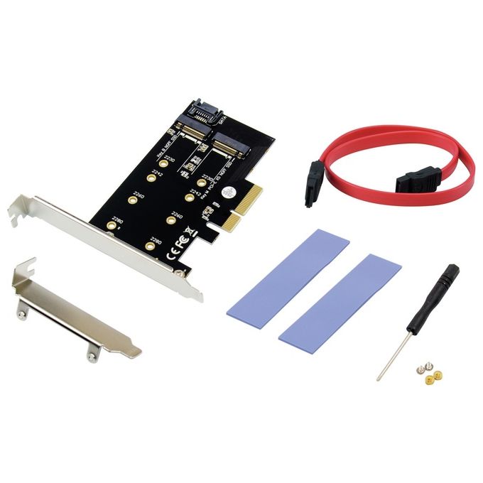 Conceptronic EMRICK04B Scheda di Interfaccia e Adattatore M.2 Interno