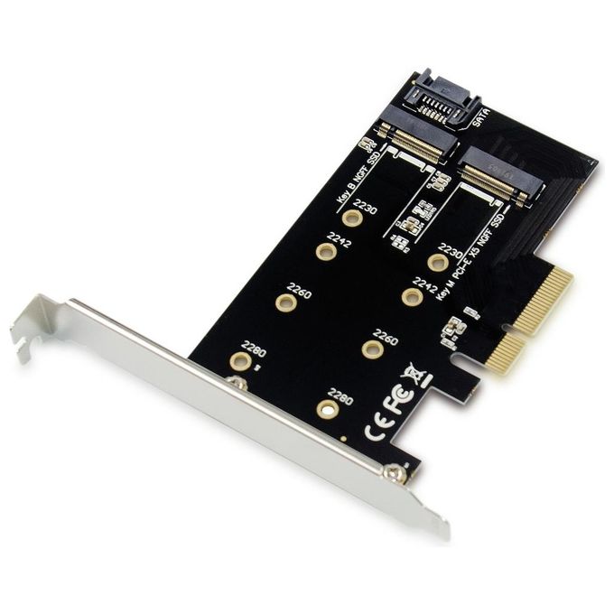 Conceptronic EMRICK04B Scheda di Interfaccia e Adattatore M.2 Interno