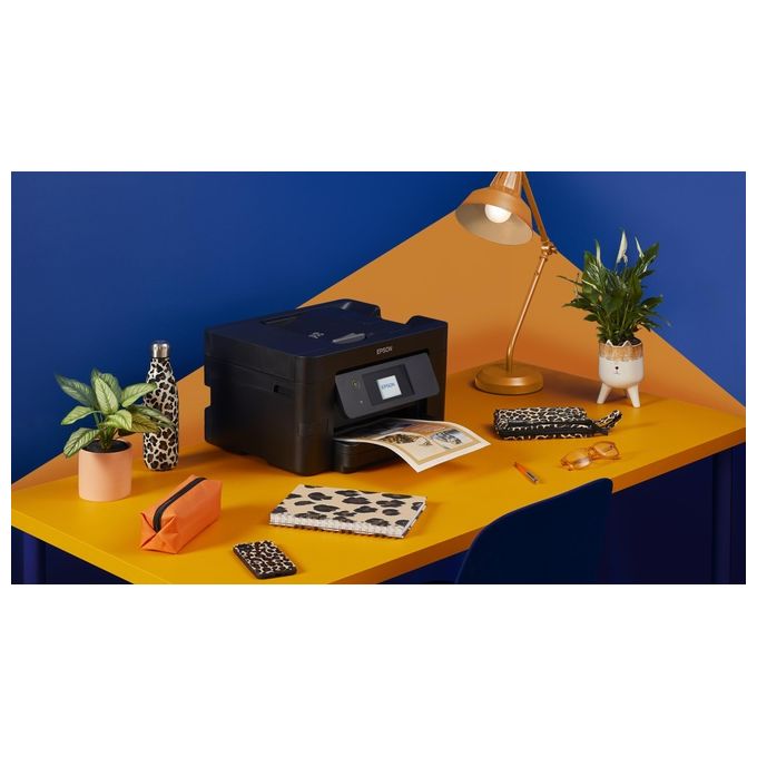 Epson C11CJ07403 WorkForce Pro WF-3820DWF Stampante Multifunzione Inkjet A4 Fronte Retro Fax Scansione Copia ADF 35 fogli 21 ppm Wi-Fi colore Nero