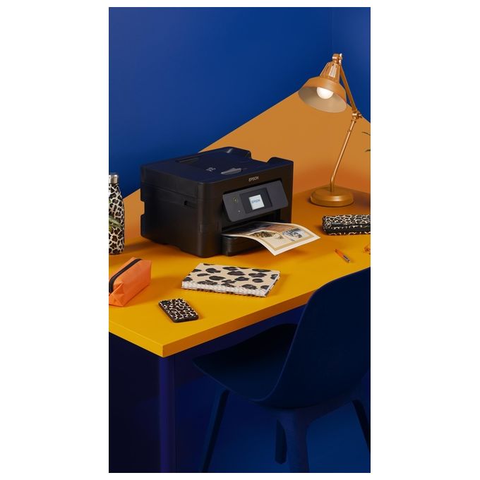 Epson C11CJ07403 WorkForce Pro WF-3820DWF Stampante Multifunzione Inkjet A4 Fronte Retro Fax Scansione Copia ADF 35 fogli 21 ppm Wi-Fi colore Nero