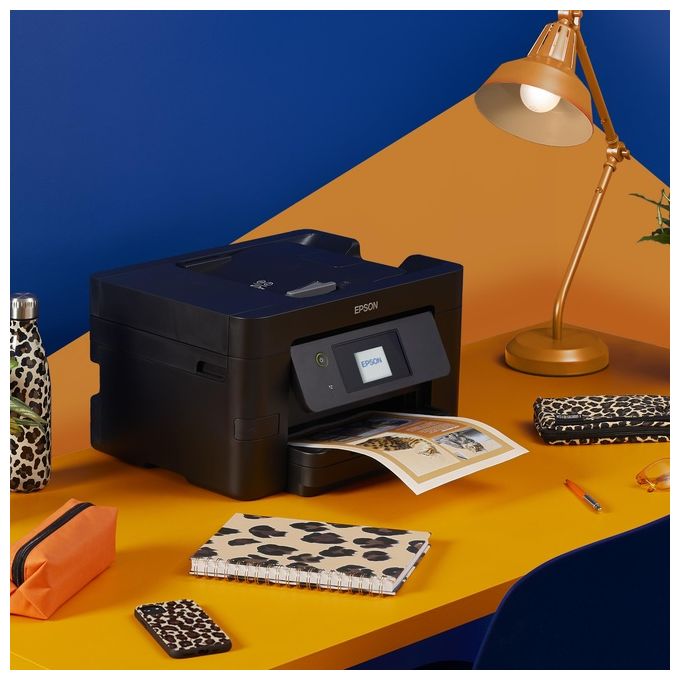 Epson C11CJ07403 WorkForce Pro WF-3820DWF Stampante Multifunzione Inkjet A4 Fronte Retro Fax Scansione Copia ADF 35 fogli 21 ppm Wi-Fi colore Nero