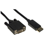 Link Cavo Displayport 1.2 Maschio a Dvi Maschio Contatti Dorati 5mt