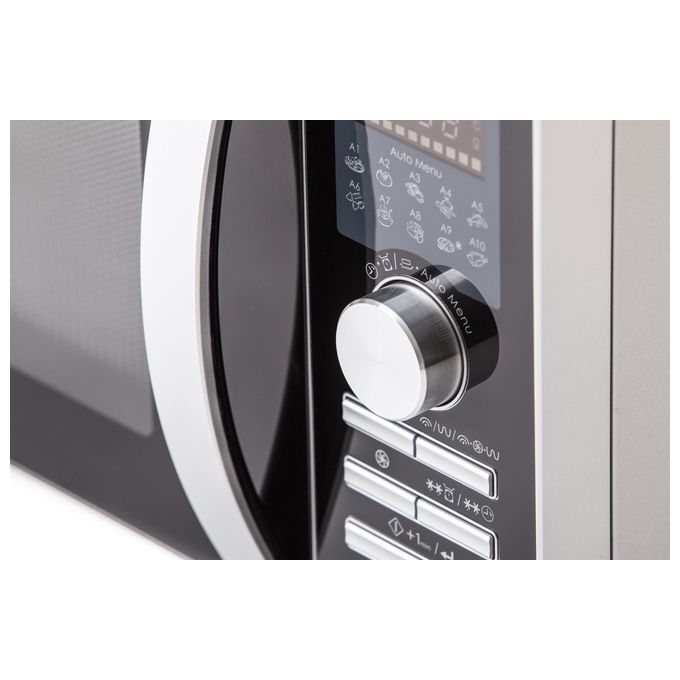 Sharp R843INW Forno a microonde combinato 25 L 900 W Grill 1100 W Convezione 2500 W 10 programmi automatici colore Argento