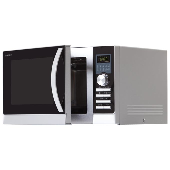 Sharp R843INW Forno a microonde combinato 25 L 900 W Grill 1100 W Convezione 2500 W 10 programmi automatici colore Argento