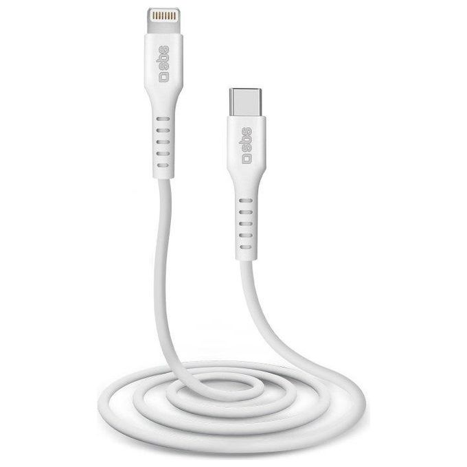 Sbs Cavo Lightning Charging Data Cable 1mt Bianco