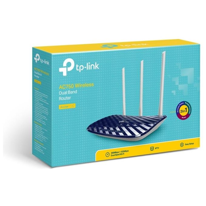 TP-LINK ARCHER C20 AC750 Dual Band Wireless Router