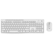 Logitech MK295 Silent Kit Tastiera e Mouse Wireless 2.4GHz Full Size QWERTZ Tedesco SilentTouch 1000 DPI colore Bianco
