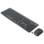 Logitech MK295 Kit Tastiera e Mouse Wireless SilentTouch Full-size QWERTY Italiano 1000 DPI colore Grafite