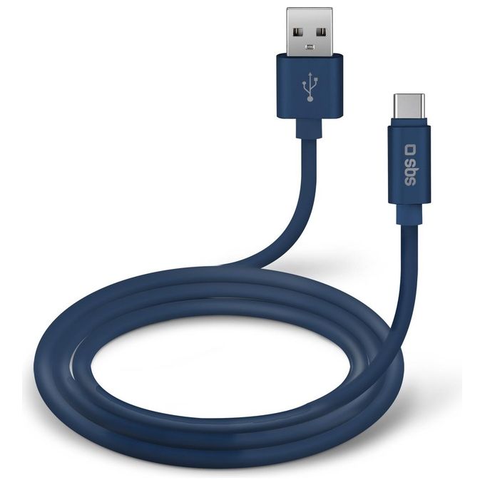 Sbs Cavo Dati e Ricarica Type C Collezione Polo 1mt Blu