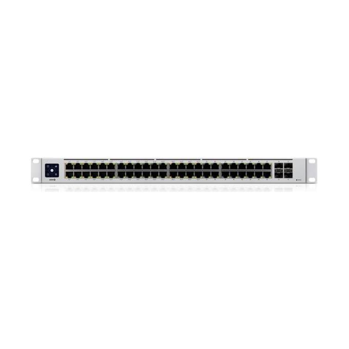 Ubiquiti USW-48-POE-EU UniFi Switch Gestito 48 Porte Gigabit 32 Porte PoE 195W 4 Porte SFP 1G L2 colore Argento