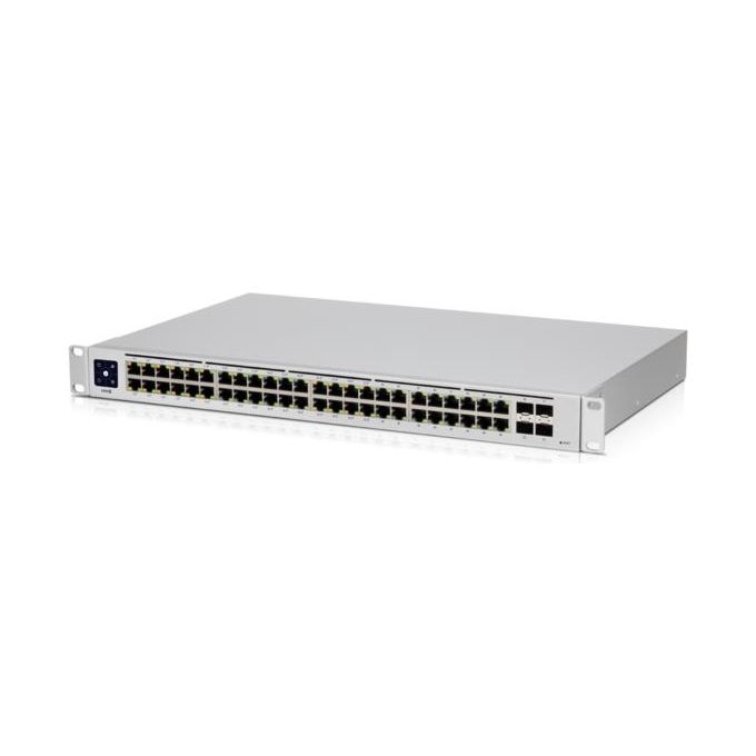 Ubiquiti USW-48-POE-EU UniFi Switch Gestito 48 Porte Gigabit 32 Porte PoE 195W 4 Porte SFP 1G L2 colore Argento