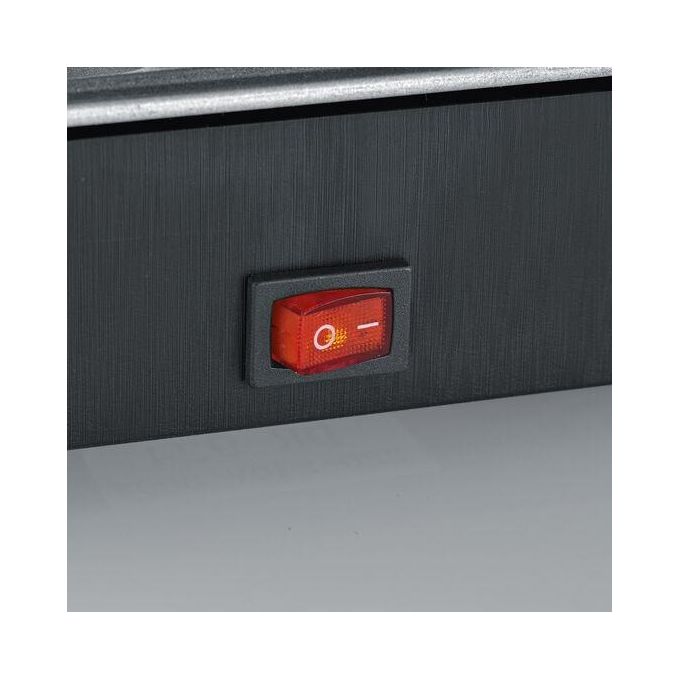 Severin RG 2370 Raclette Grill per 4 Persone 600W Piastra Antiaderente 21x21 cm 4 Padelline Incluse colore Nero
