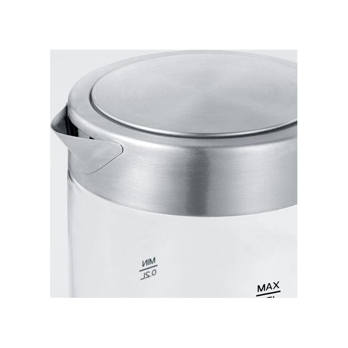 Severin WK3472 Mini Bollitore Elettrico in Vetro 0,5 L 1100 W Filtro Anticalcare BPA Free colore Nero