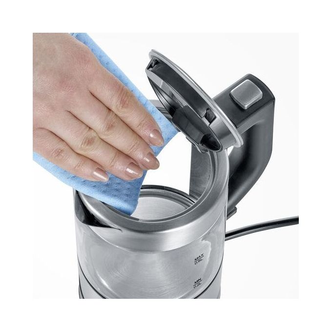 Severin WK3472 Mini Bollitore Elettrico in Vetro 0,5 L 1100 W Filtro Anticalcare BPA Free colore Nero