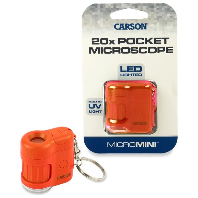 Carson MicroMini Microscopio Digitale 20x Arancio