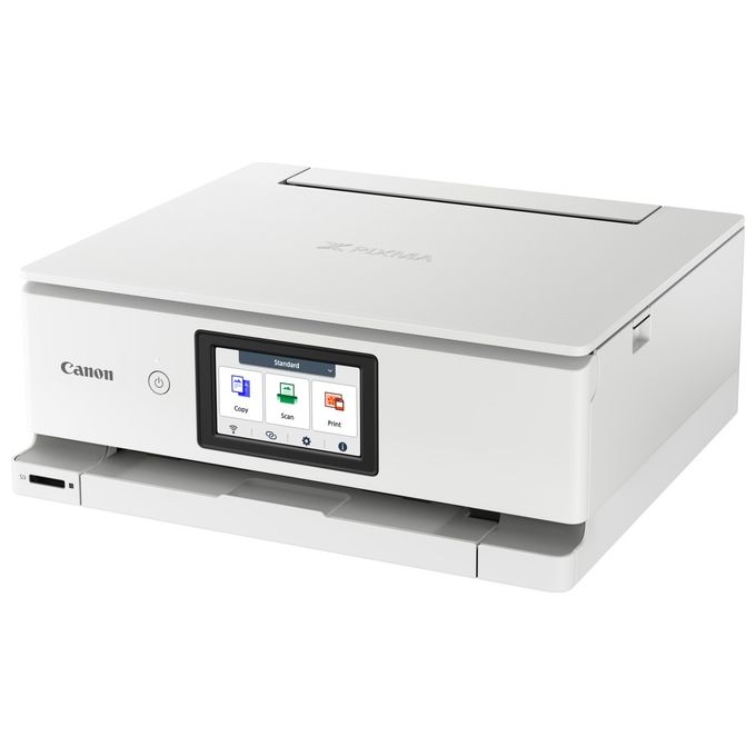 Canon TS8751 PIXMA TS8751 Stampante Multifunzione a Getto d'Inchiostro 6 Cartucce Separate Wi-Fi Stampa Fronte Retro Automatica Touchscreen 4,3 Pollici colore Bianco