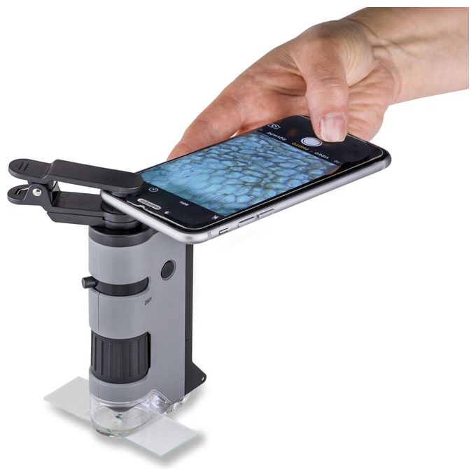 Carson MicroFlip 100x - 250x LED Pocket Microscopio Digitale