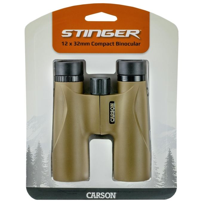 Carson Stinger Binocolo Compatto e Leggero 8x22mm 12x32