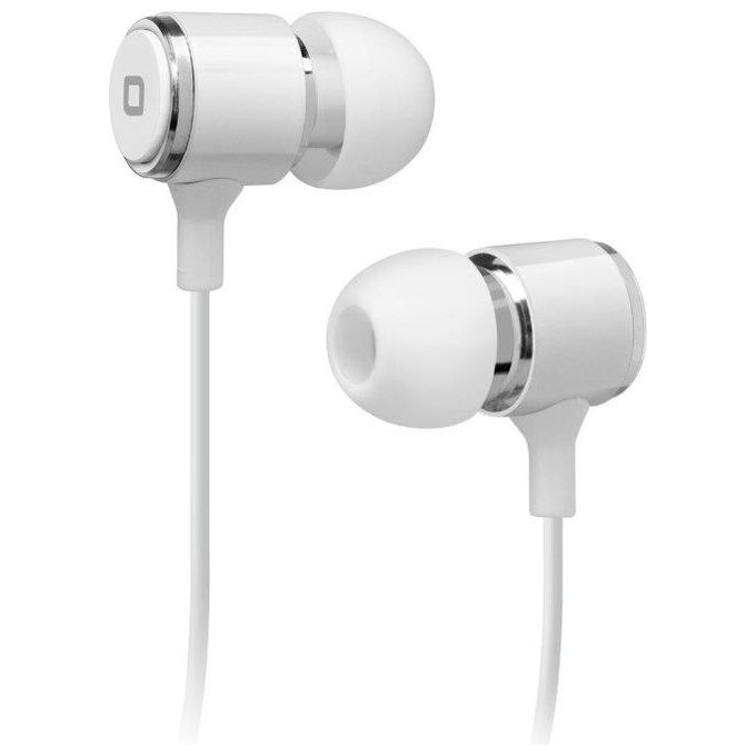 SBS MONO STEREO Auricolari In-ear con Cavo Lightning Microfono Integrato Comandi Volume Bianco colore Bianco