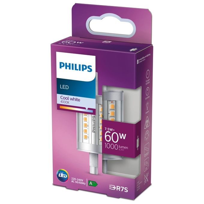 Philips Linear Faretto Led 60W R7S Luce Bianco Freddo