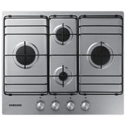 Samsung NA64H3110BS Piano Cottura a Gas 4 Zone Knob Dial Griglie Smaltate 60 cm Acciaio Inox