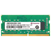 Transcend JM3200HSE-16G Modulo di Memoria 16 GB DDR4 3200 MHz SO-DIMM 1Rx8 1.2V colore Nero