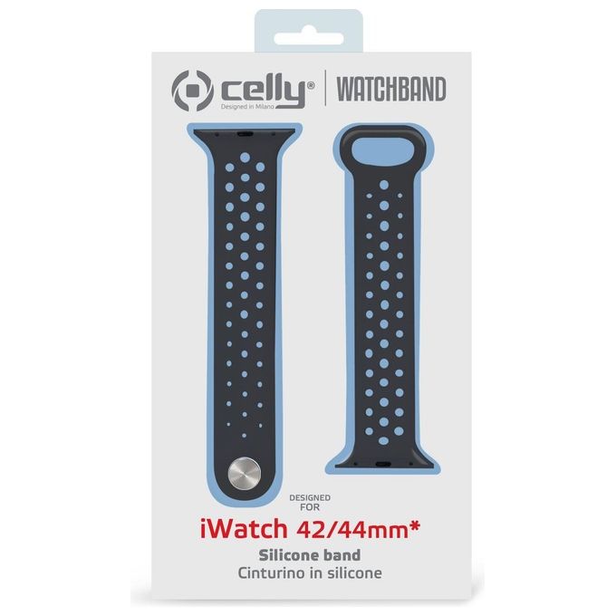 Celly Cinturino per Apple Watch 42-44mm Nero