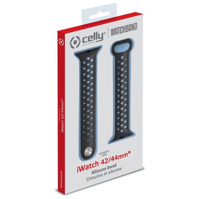 Celly Cinturino per Apple Watch 42-44mm Nero