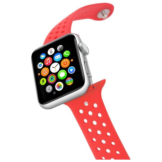 Celly Cinturino per Apple Watch 42-44mm Rosso