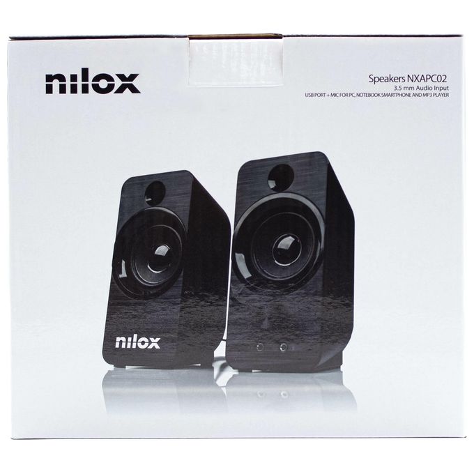Nilox NXAPC02 Casse Acustiche per Pc 6W