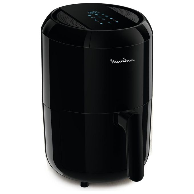 Moulinex EZ3018 Easy Fry Compact Precision Friggitrice ad Aria Elettrica Compatta senza Olio Capacita' 1,6 Litri 6 Funzioni Touch Screen Nero