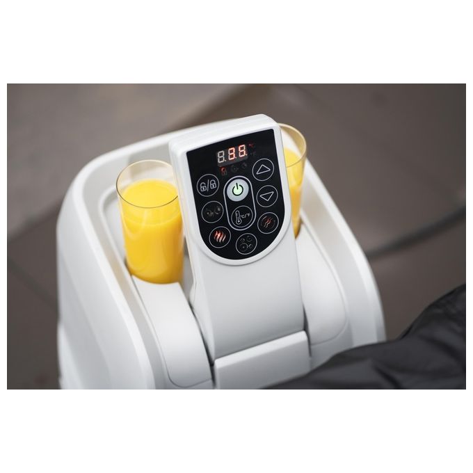 Bestway 60001 Lay-Z-Spa Miami AirJet Piscina Idromassaggio Gonfiabile 180x66 cm 4 Persone 40°C Freeze Shield colore Nero