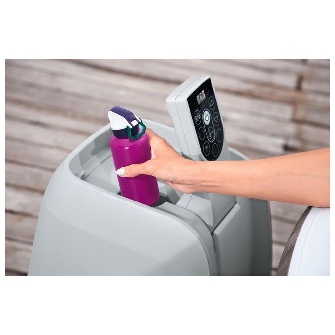 Bestway 60005 Lay-Z-Spa Bahamas Idromassaggio Gonfiabile AirJet 120 getti 669 L 40°C per 4 persone 180x66 cm