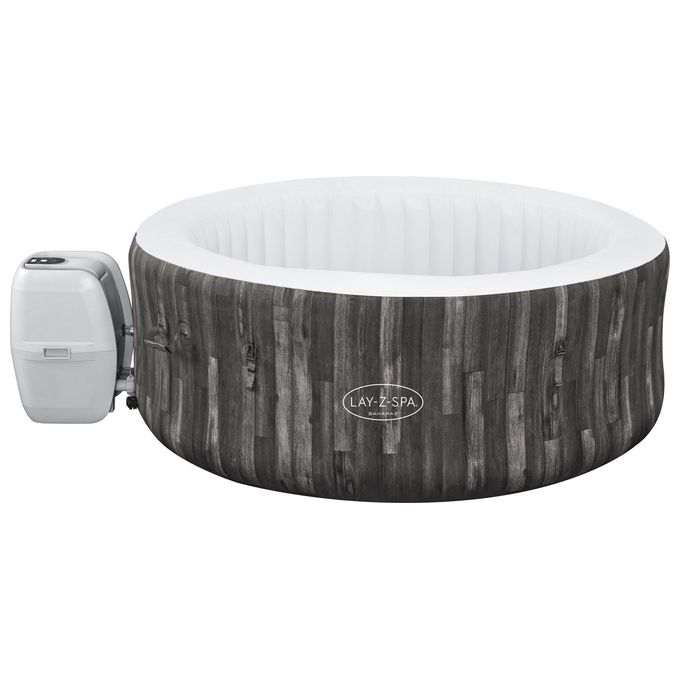 Bestway 60005 Lay-Z-Spa Bahamas Idromassaggio Gonfiabile AirJet 120 getti 669 L 40°C per 4 persone 180x66 cm